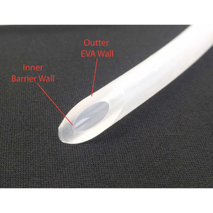 EVA Barrier Double Wall Draft Tubing - 6.3 mm (1/4") ID x 9.5 mm OD