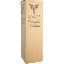 Load image into Gallery viewer, KOMOS® 5 lb CO2 Tank | Premium Aluminum | New | CGA320 Valve | US DOT Approved