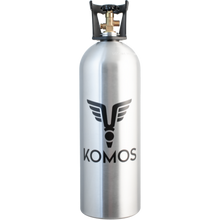 Load image into Gallery viewer, KOMOS® 25 lb CO2 Tank | Premium Aluminum | New | CGA320 Valve | US DOT Approved