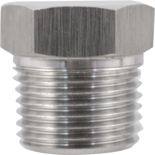 Stainless Plug - 1/2 in. MPT - Solid