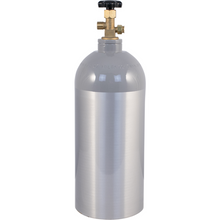 Load image into Gallery viewer, KegLand 10 lb CO2 Tank | Premium Aluminum | New | CGA320 Valve | US DOT Approved