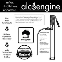 Load image into Gallery viewer, AlcoEngine Copper Reflux Still Top w/ Garden Hose Quick Disconnect (QD)