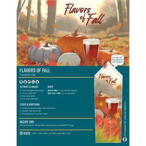 Flavors Of Fall Pumpkin Ale - Brewing Kit Brewmaster 