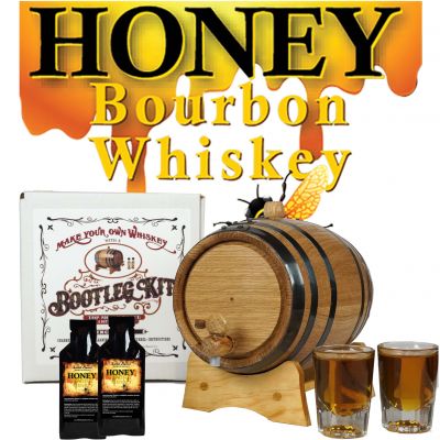Honey Bourbon Whiskey Making Bootleg Kit® 1000 oaks 
