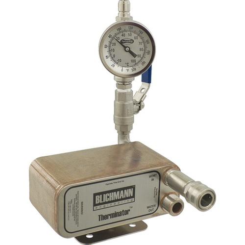 Wort Chiller - Blichmann Therminator Chiller Assembly (With In-Line Thermometer) Brewmaster 