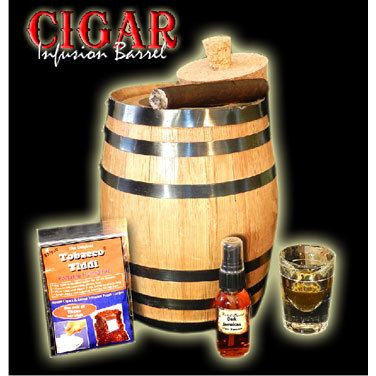 Spiced Rum Whisky Cigar Infusion Barrel® Humidor 1000 oaks 