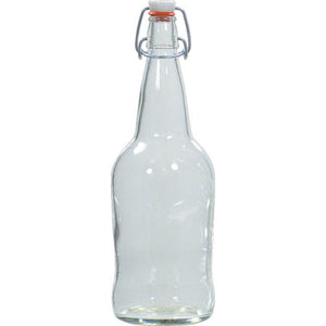 Flip Top Bottles - Clear EZ Cap 32 oz (Qty 12) Brewmaster 