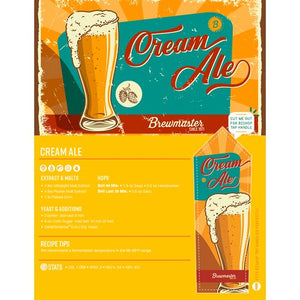 Cream Ale - Brewmaster Extract Beer Brewing Kit BMKIT123 Brewmaster 