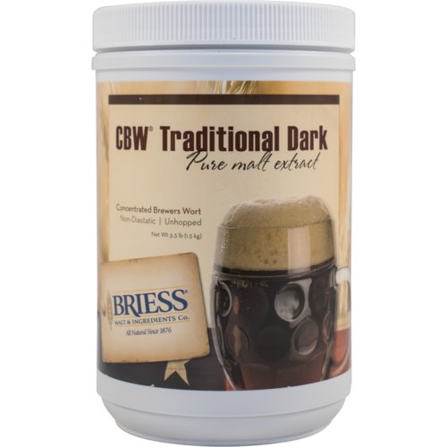 Briess Liquid Malt Extract - Traditional Dark - 3.3 lb Canister ME30X Brewmaster 