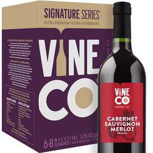 VineCo Signature Series™ Wine Making Kit - French Cabernet Sauvignon Merlot WK906 Brewmaster 