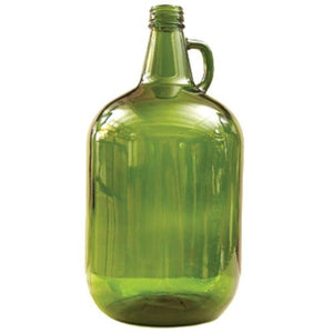 Glass Bottles 4 L Green Jug with Handle Brewmaster 