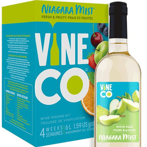 VineCo Niagara Mist™ Wine Making Kit - White Pear WK970 Brewmaster 