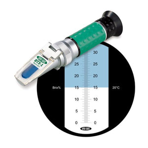 Vee Gee Deluxe Refractometer w/ ATC - Brix Brewmaster 