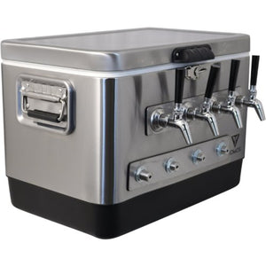 KOMOS® Stainless Steel Front Entry Draft Box (4 Tap) D1919 Brewmaster 