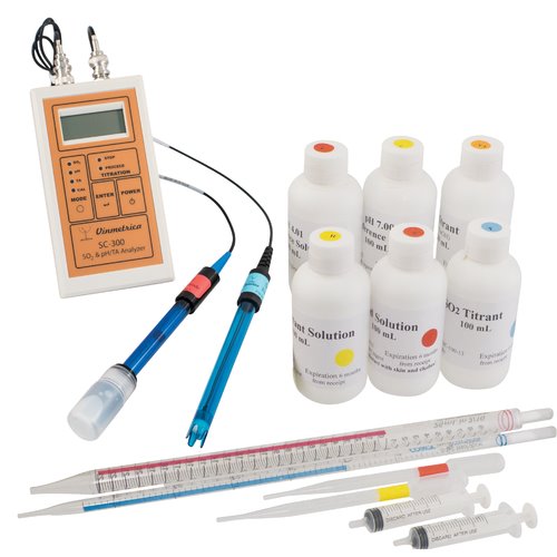 Vinmetrica SC-300 SO2, pH & TA Analyzer Kit MT570 Brewmaster 